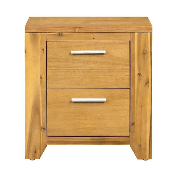 Nightstand - Natural Wood / Brown