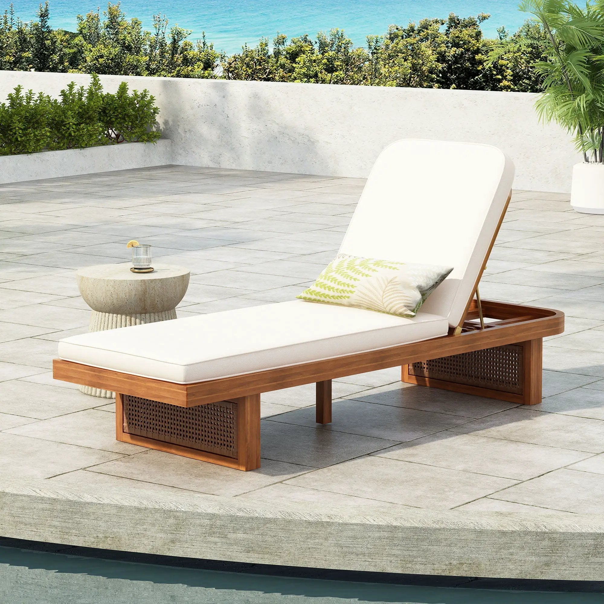 Outdoor Lounge Chair With Frame by HouseOfZazla