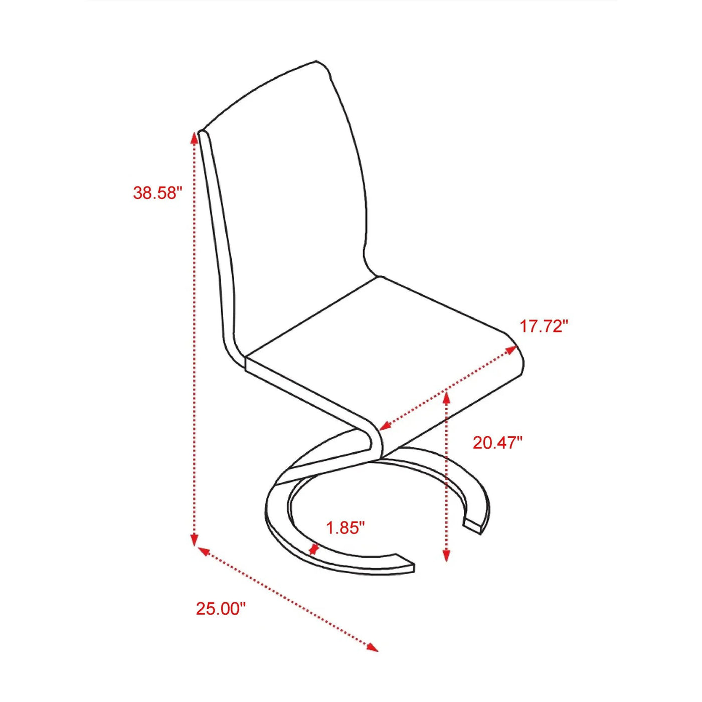 Marcus - Horseshoe Dining Chairs (Set of 2) by Unique Piece Furniture