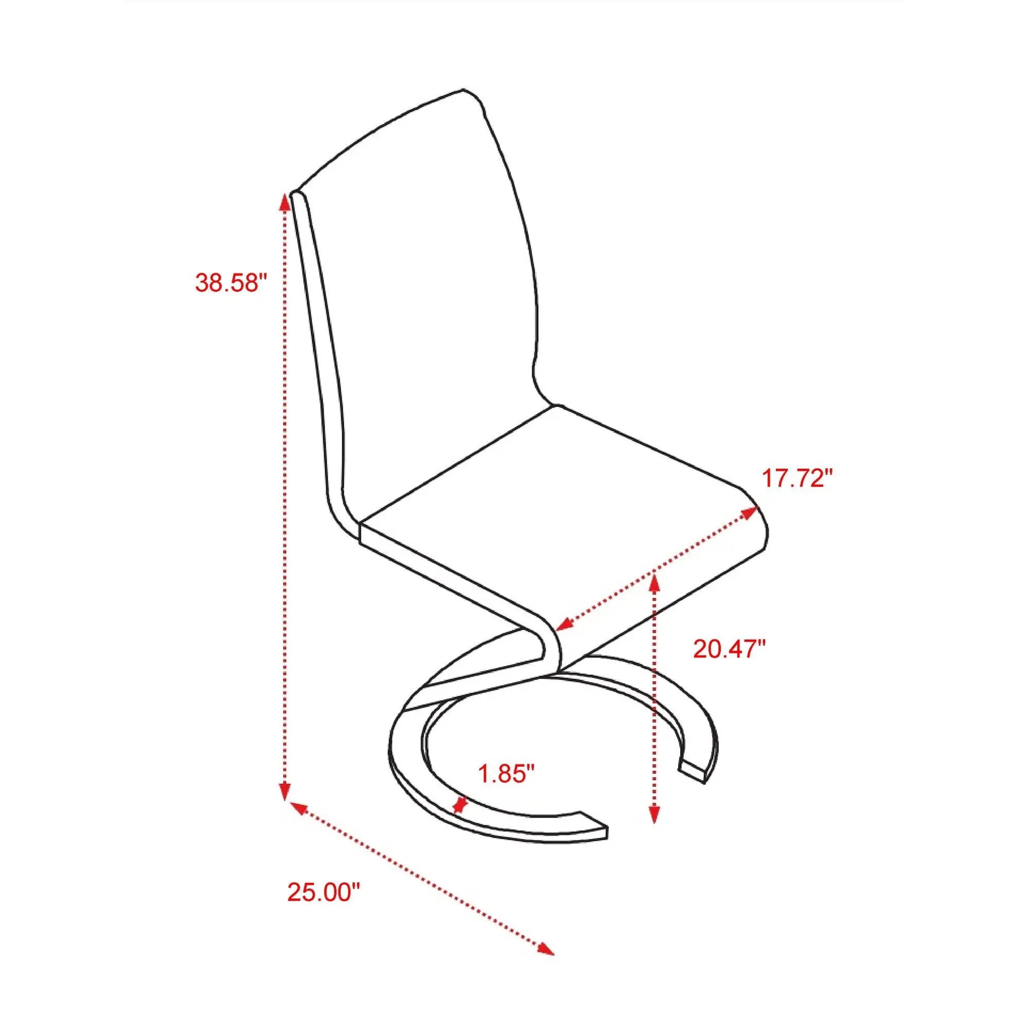 Marcus - Horseshoe Dining Chairs (Set of 2) by Unique Piece Furniture