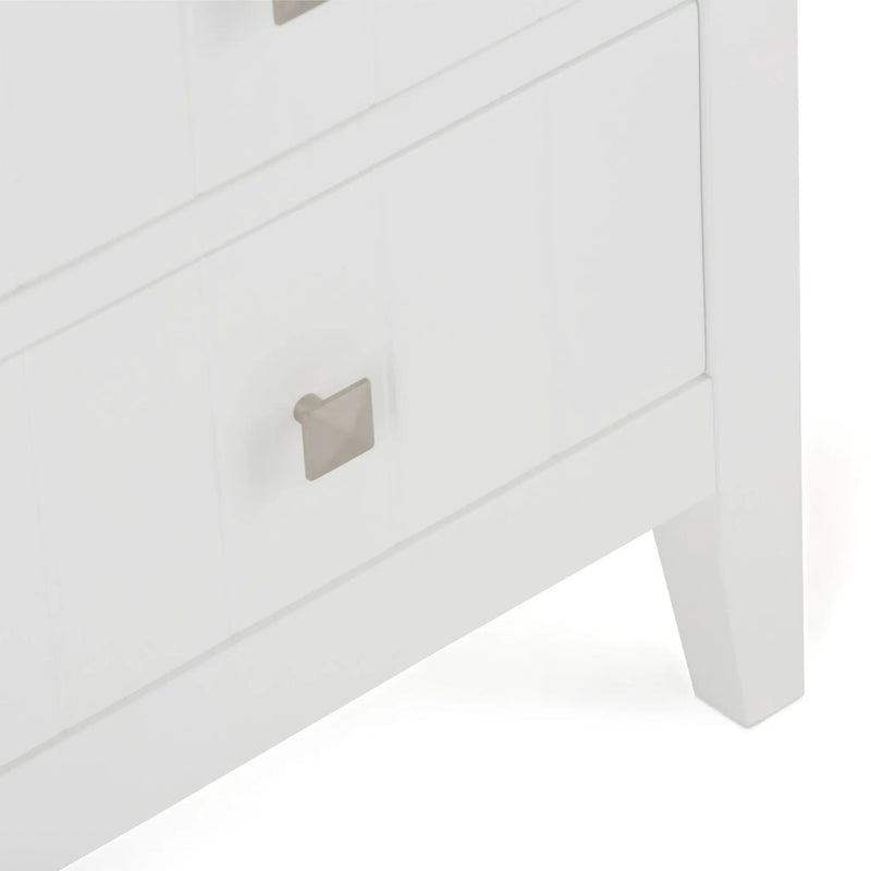 Acadian - 4 Drawer Floor Storage Cabinet - Pure White by Unique Piece Furniture