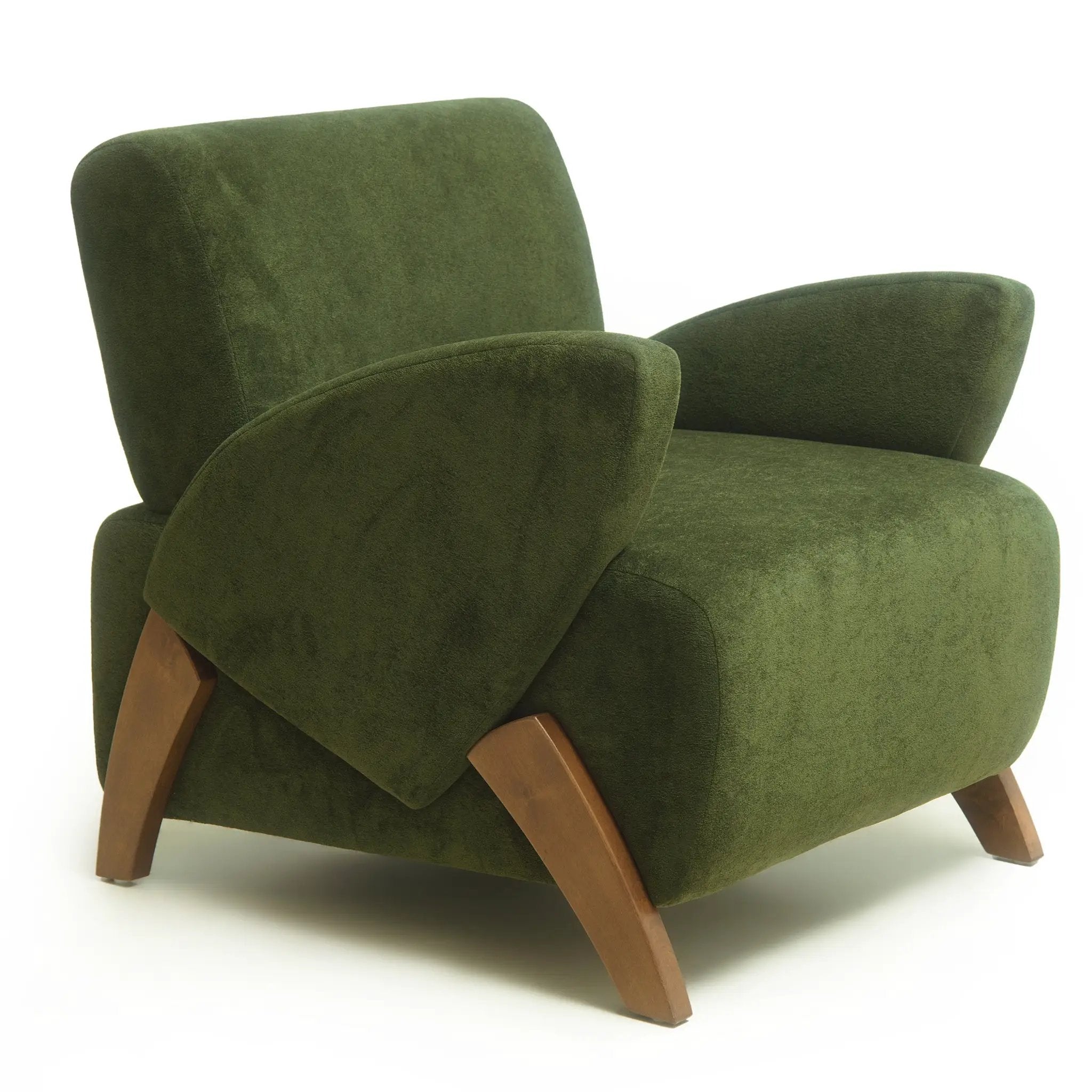 Velvet Fabric Decorative Lounge Chair by HouseOfZazla
