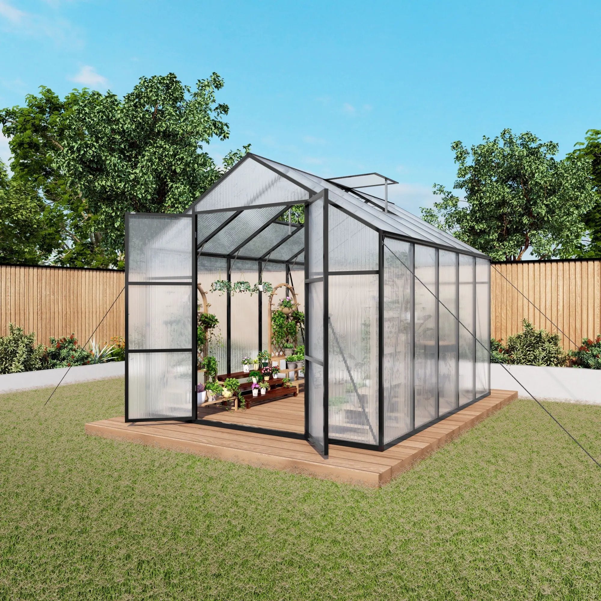 Gain Height Windproof All Season Outdoor Garden Shelter by HouseOfZazla