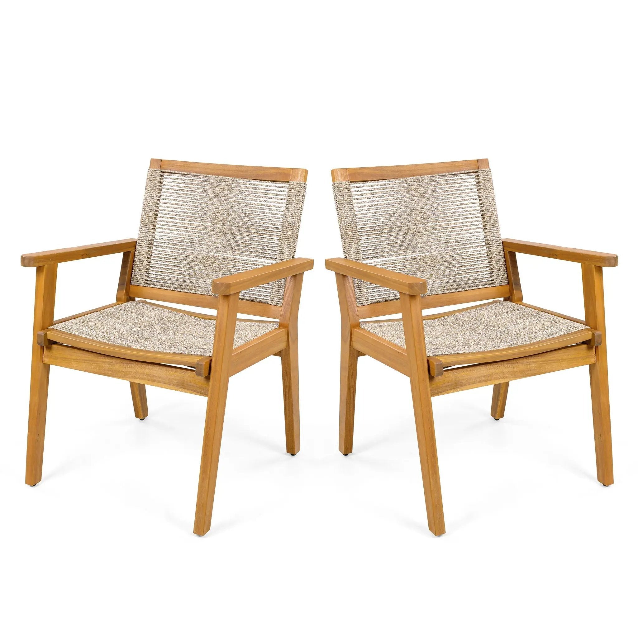 Outdoor Rope Dining Chair (Set of 2) by HouseOfZazla