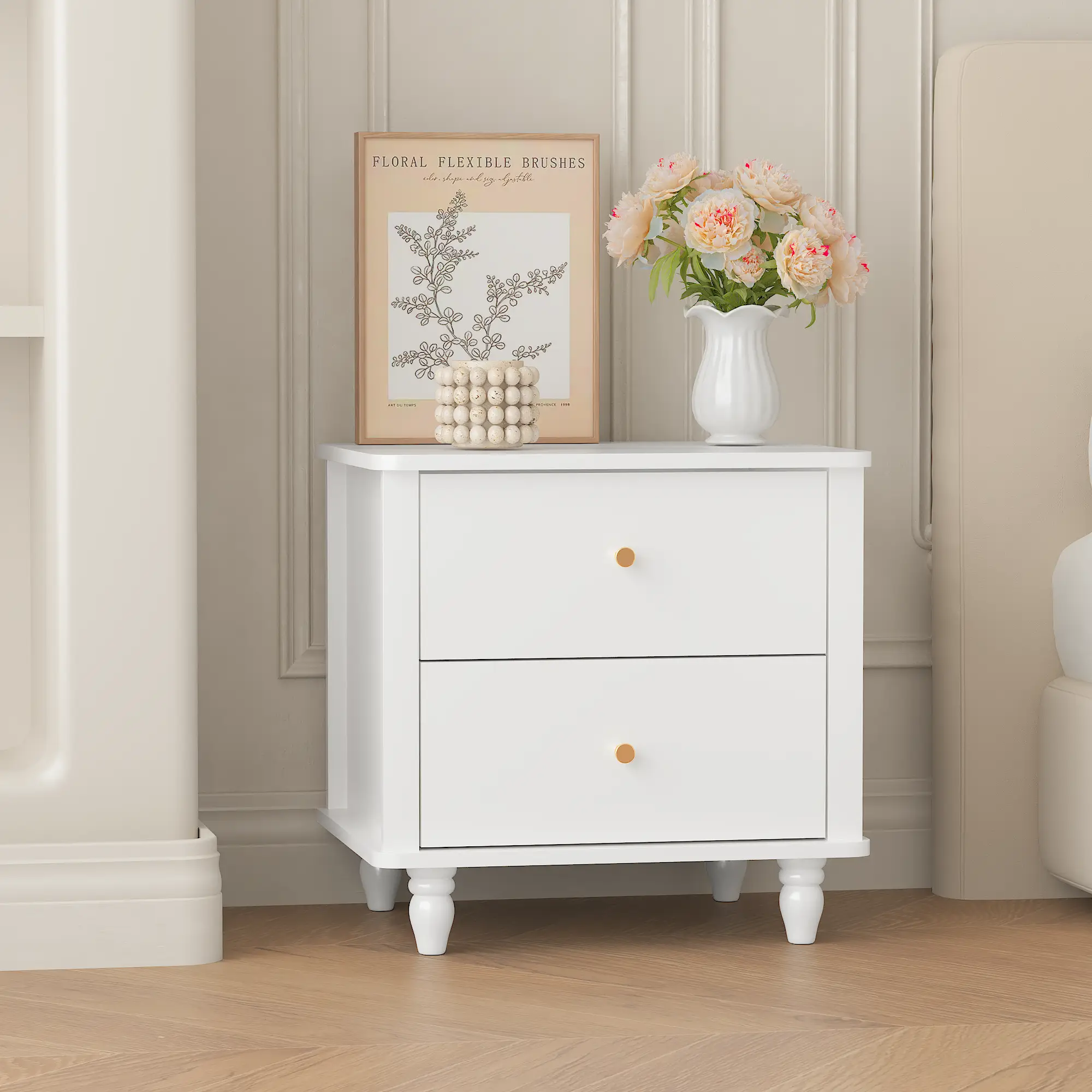 Modern 2-Drawer Nightstand by HouseOfZazla