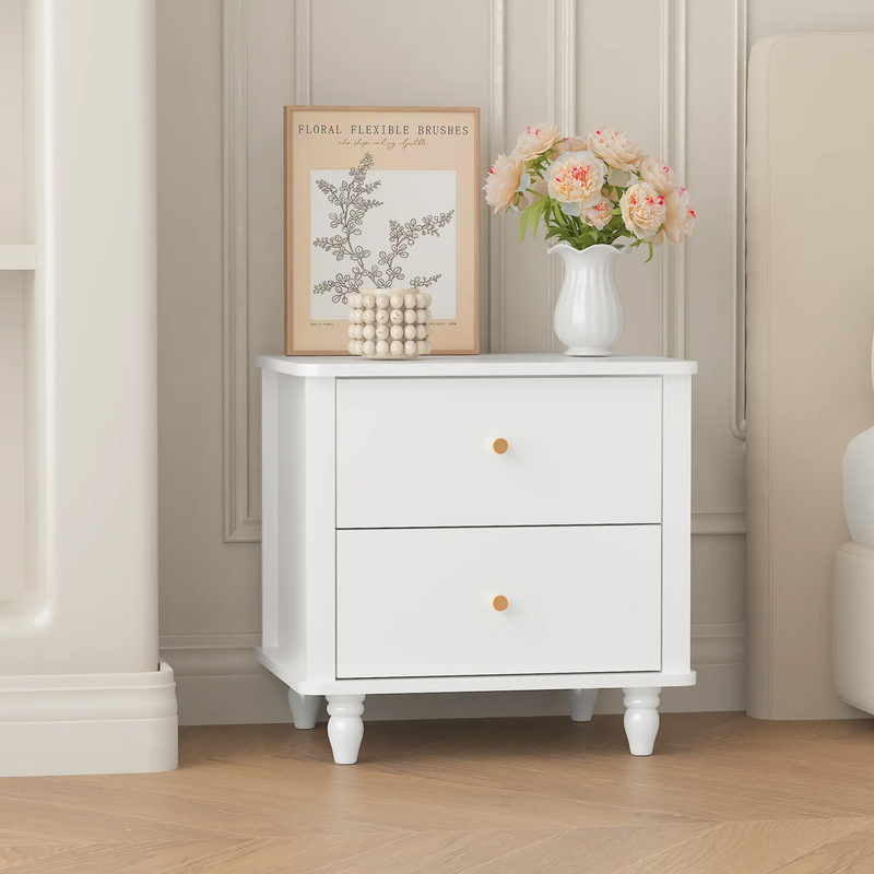 Modern 2-Drawer Nightstand by HouseOfZazla