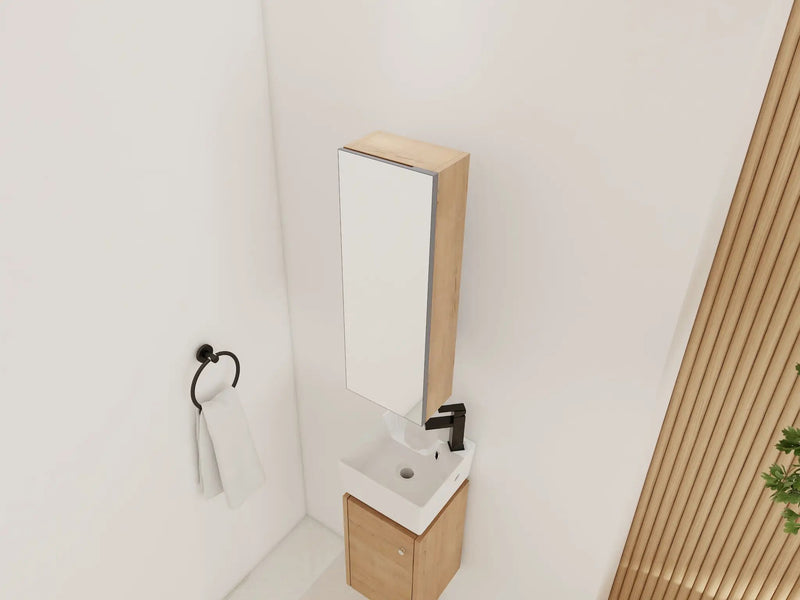 10'' Bathroom Mirror Cabinet with Storage by HouseOfZazla