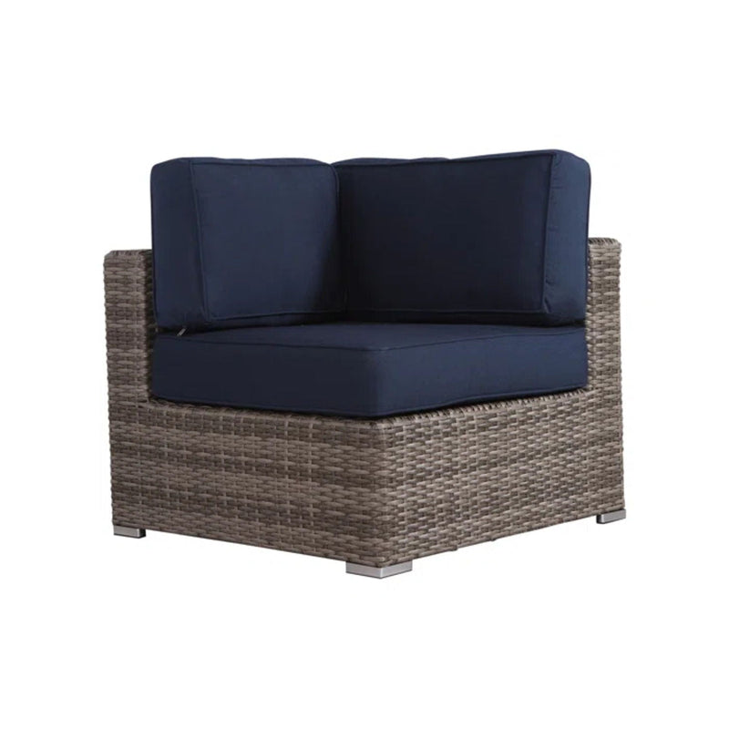 Wicker Seating Group Set With Table And Cushions by HouseOfZazla
