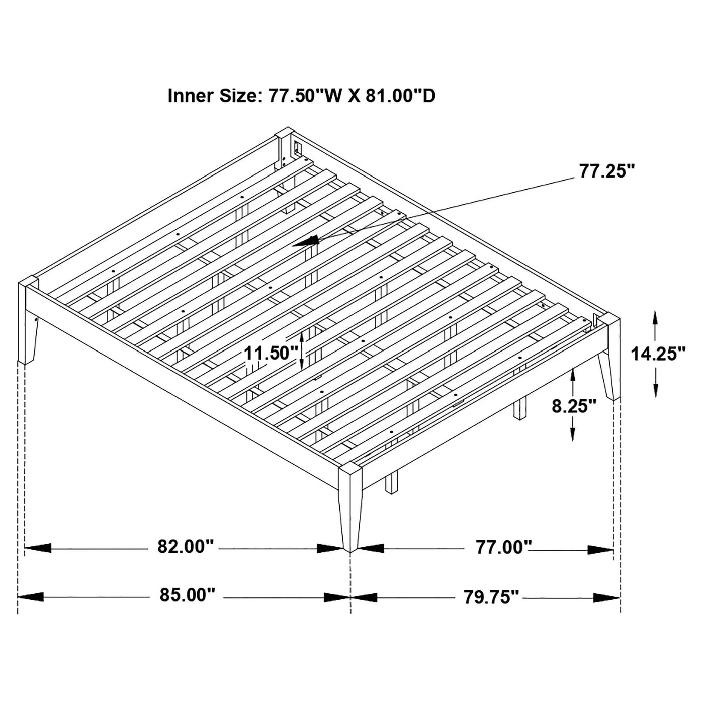 Hounslow - Platform Bed by HouseOfZazla