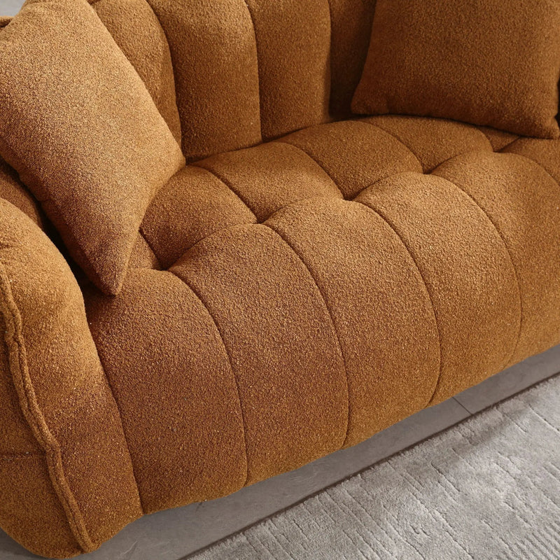 Cozy Beanbag Chair With High Resilience Foam Core For 2 by HouseOfZazla