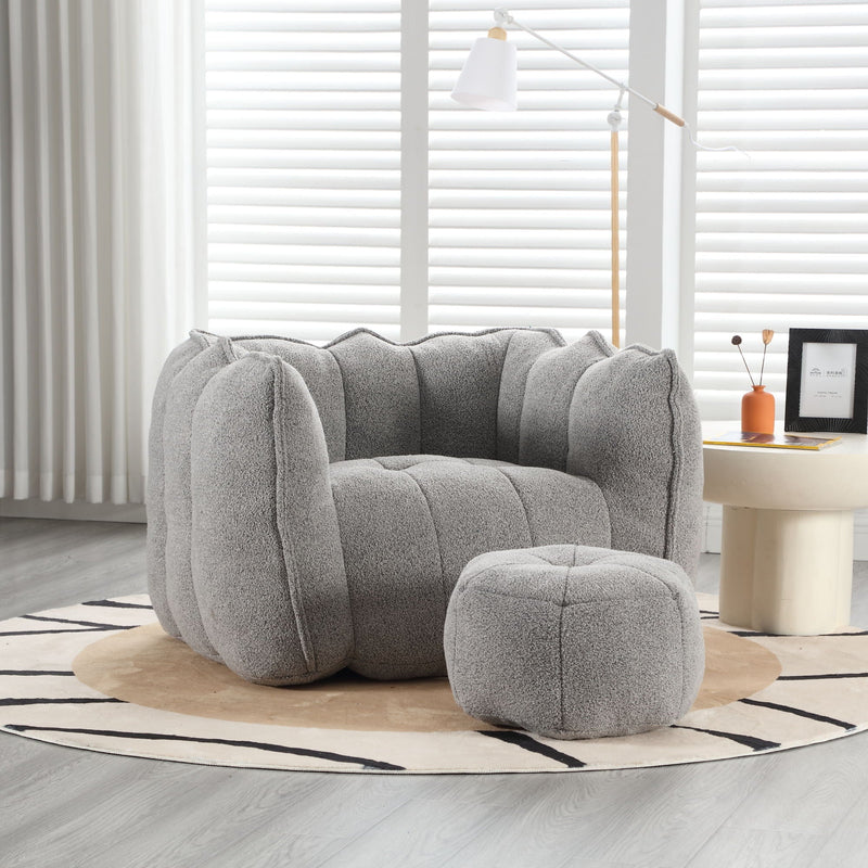 Soft Bean Bag Chair With High Resilient Foam by HouseOfZazla