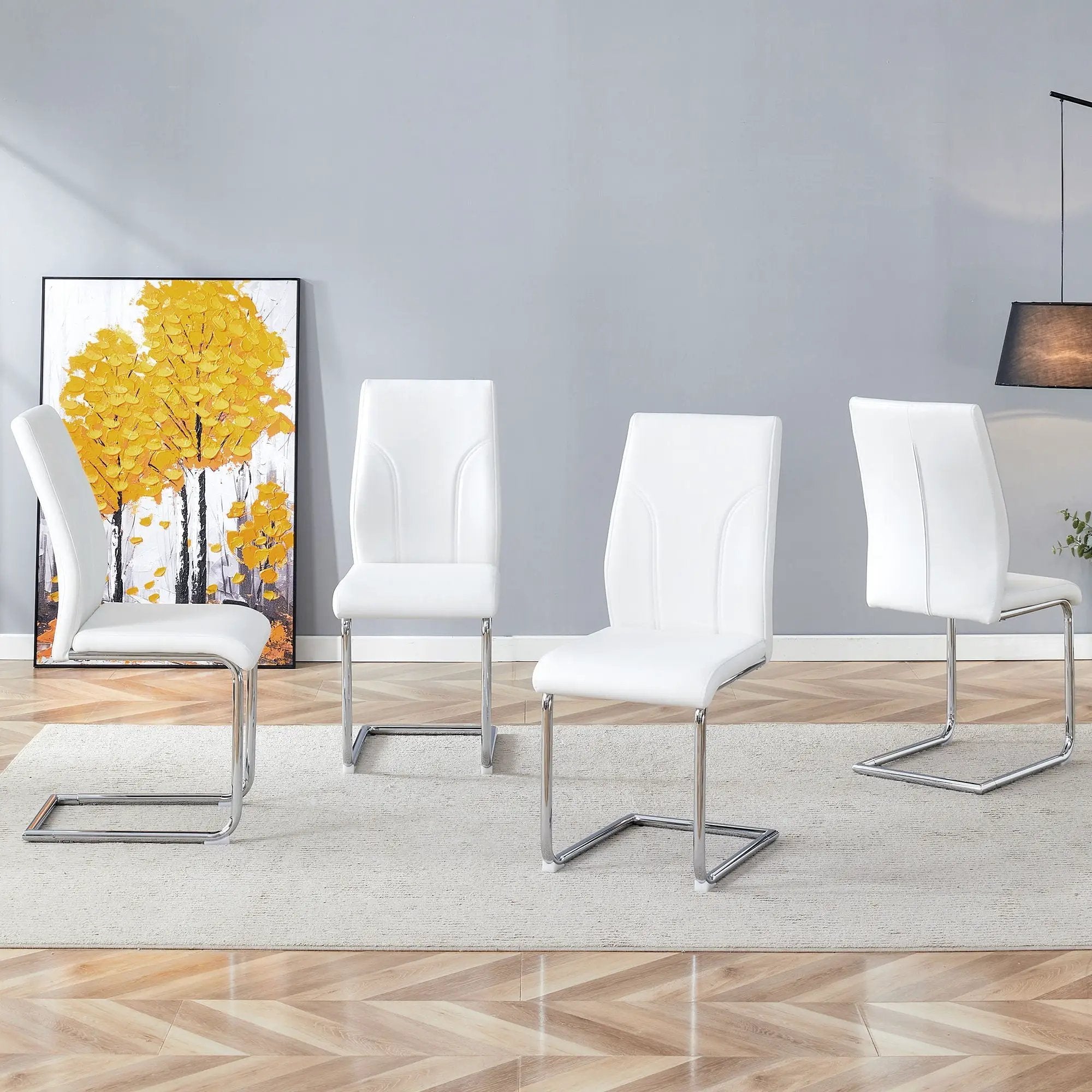 Modern Dining Chairs With High Backrest And Sturdy Legs by Unique Piece Furniture