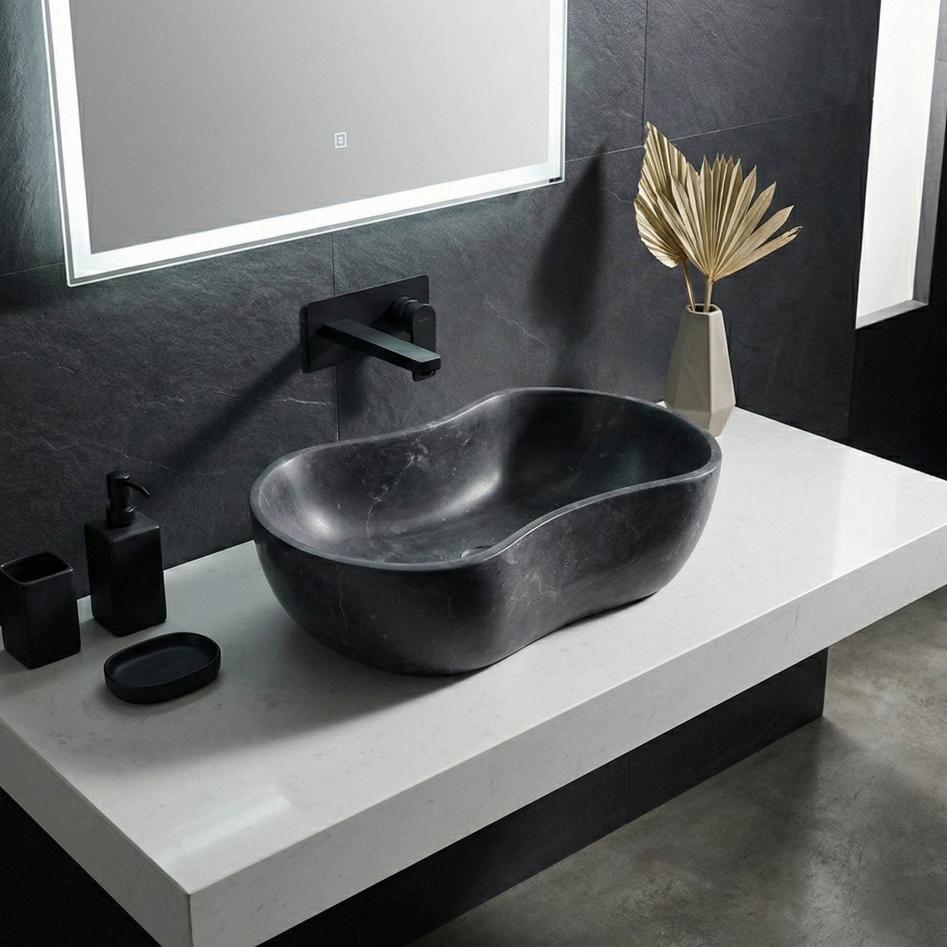 Bathroom Vessel Sink With Wavy Design by HouseOfZazla