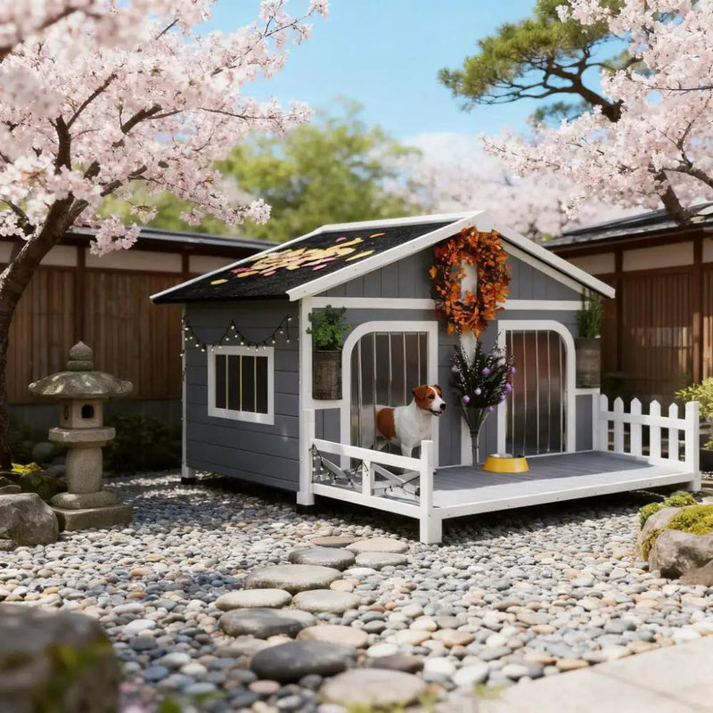 Dog Kennel House Dog House Outdoor by HouseOfZazla