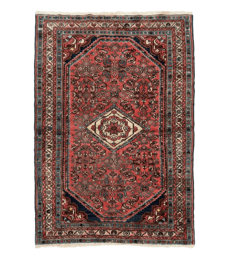 Antique Persian Tribal Rug 3.6 x 5, Hamadan Angelas Rug by Jewel Rugs