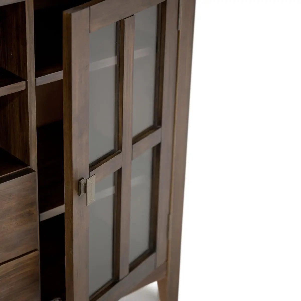 Artisan - Tall TV Media Stand - Natural Aged Brown by Unique Piece Furniture