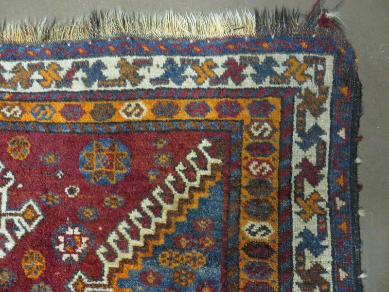 4' X 7' Antique Handmade Tribal Turkish Wool Rug Nice by Jewel Rugs