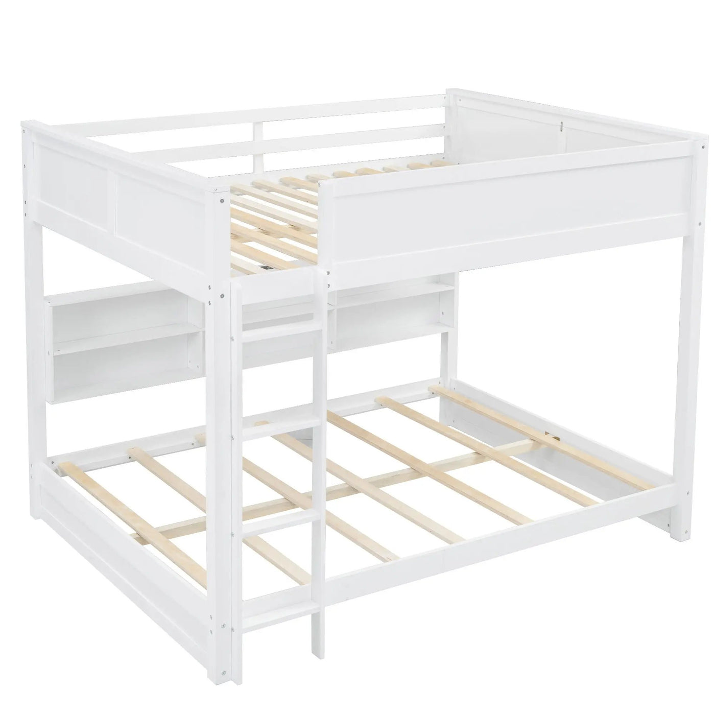 Bunk Bed With Storage Cabinets And USB Ports by HouseOfZazla