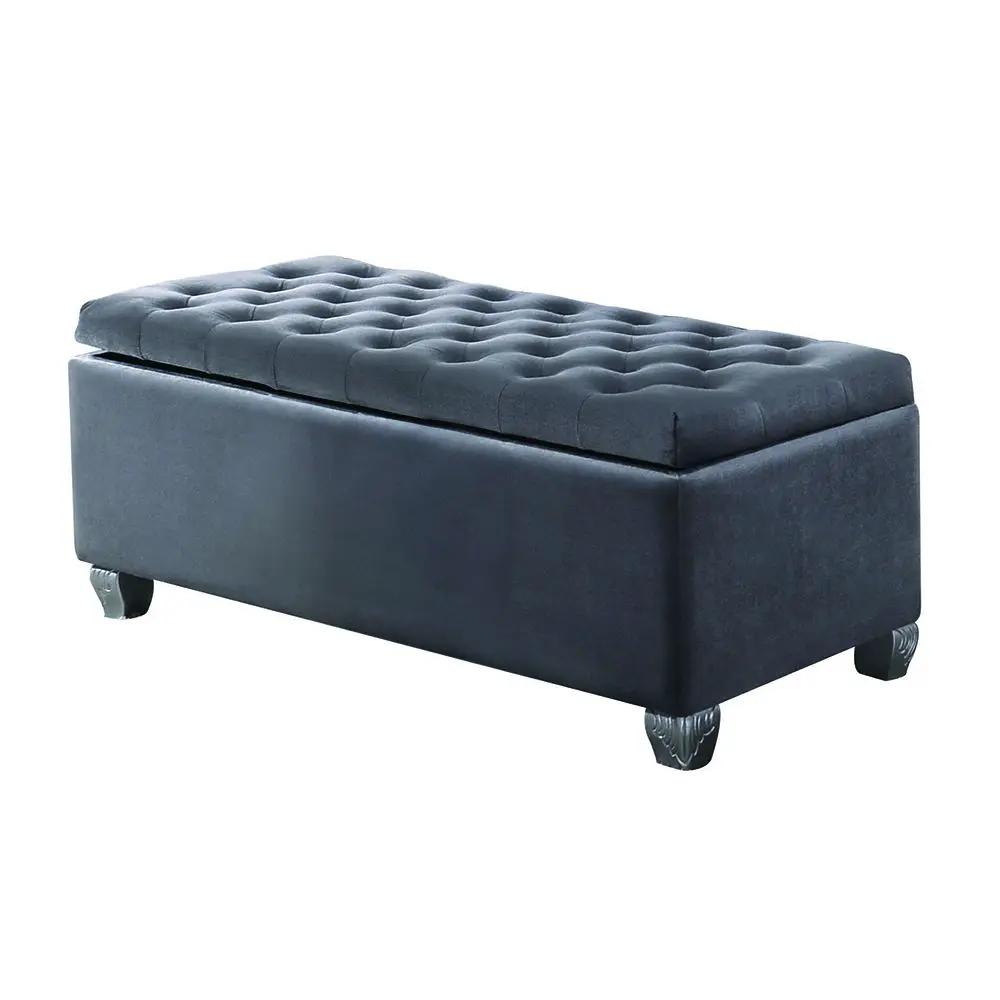 Rebekah - Bench With Storage - Gray Fabric by Unique Piece Furniture