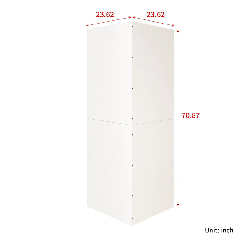 White Corner Kitchen Pantry Cabinet, photo 6 of 10