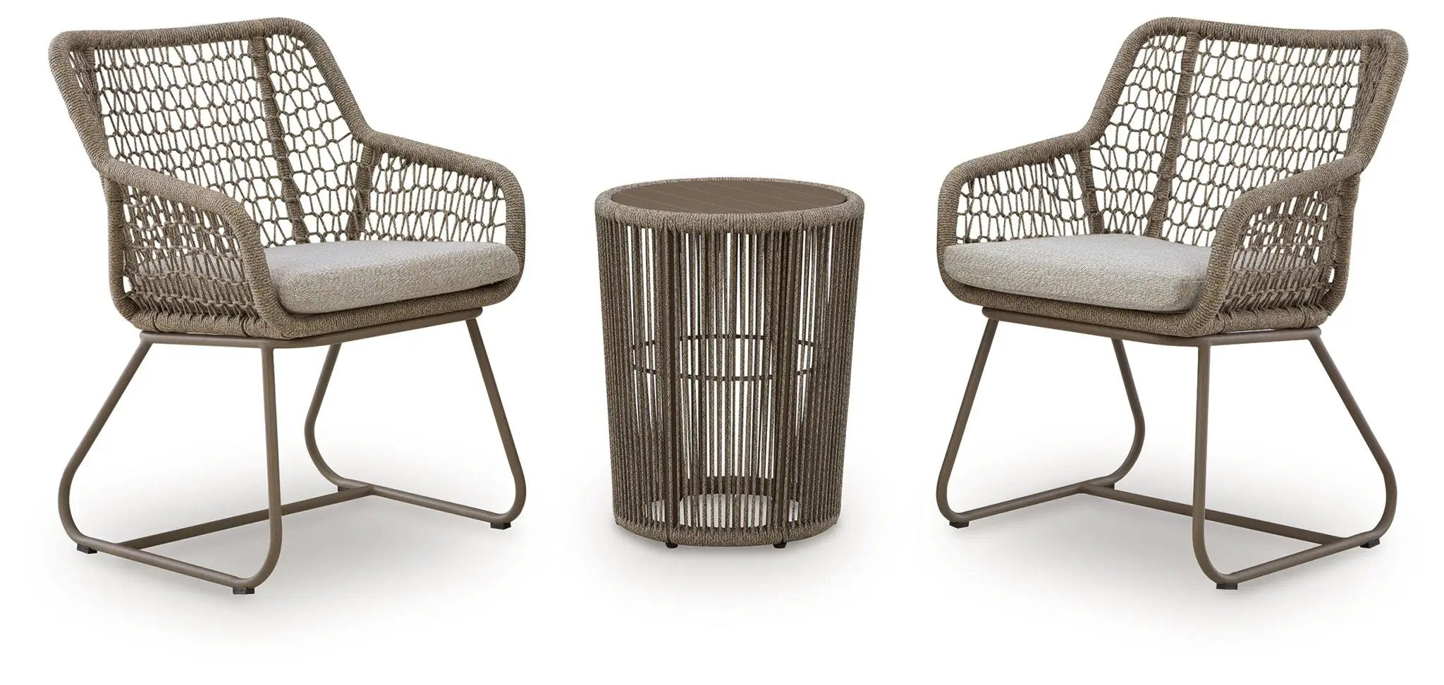 Majors Beach - Outdoor Table And 2 Chairs (Set of 3) - Beige by Unique Piece Furniture
