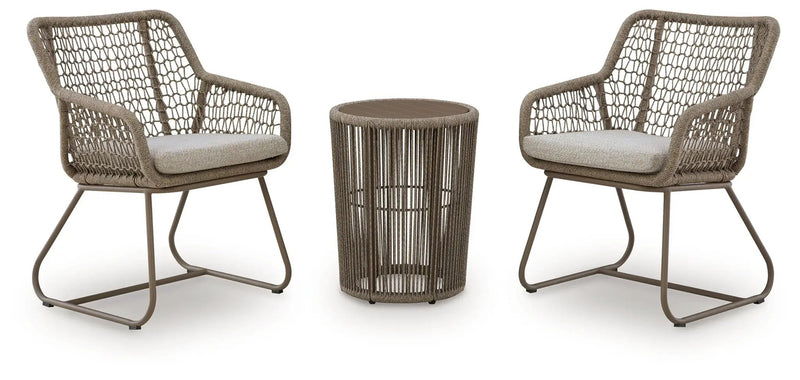 Majors Beach - Outdoor Table And 2 Chairs (Set of 3) - Beige by Unique Piece Furniture
