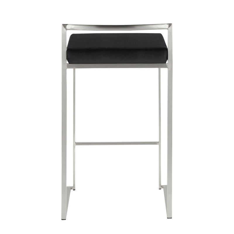 Fuji - Contemporary Elegant Stackable Counter Stool Set by HouseOfZazla