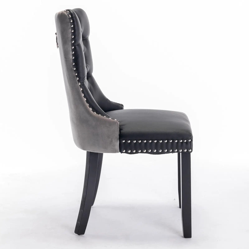 Nikki - Modern Upholstered Dining Chair (Set of 2) by HouseOfZazla