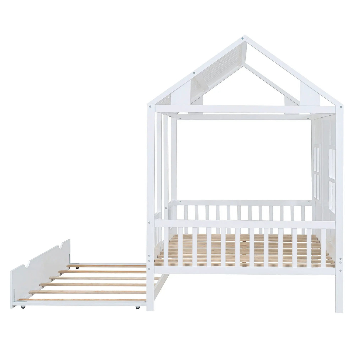House Bed With Twin Size Trundle, Daybed by HouseOfZazla