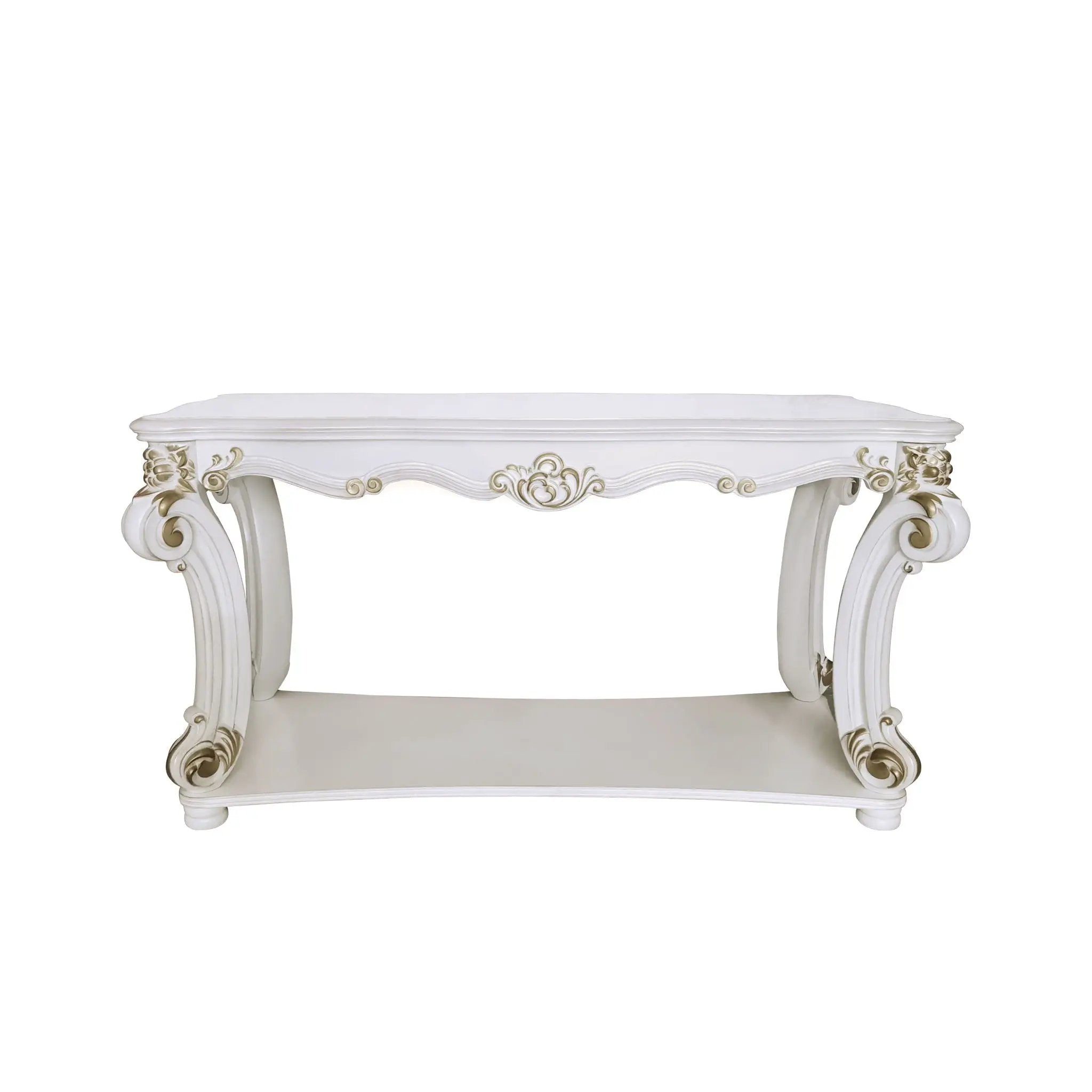 Vendome - Antique Sofa Table - White by Unique Piece Furniture