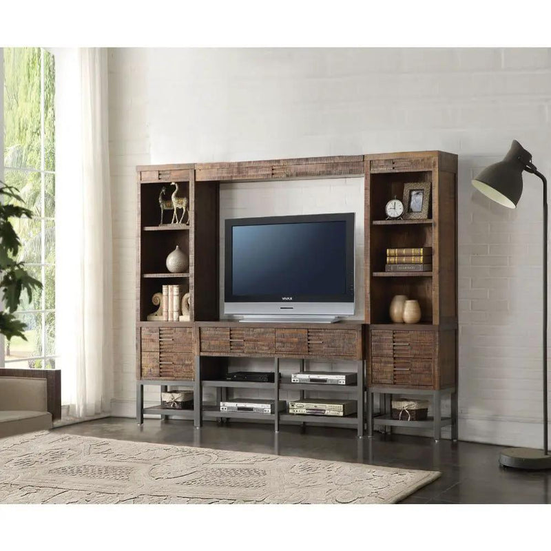 Andria - Entertainment Center - Reclaimed Oak by Unique Piece Furniture