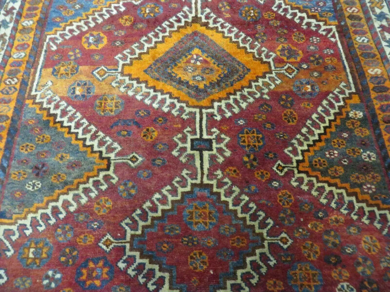 4' X 7' Antique Handmade Tribal Turkish Wool Rug Nice by Jewel Rugs