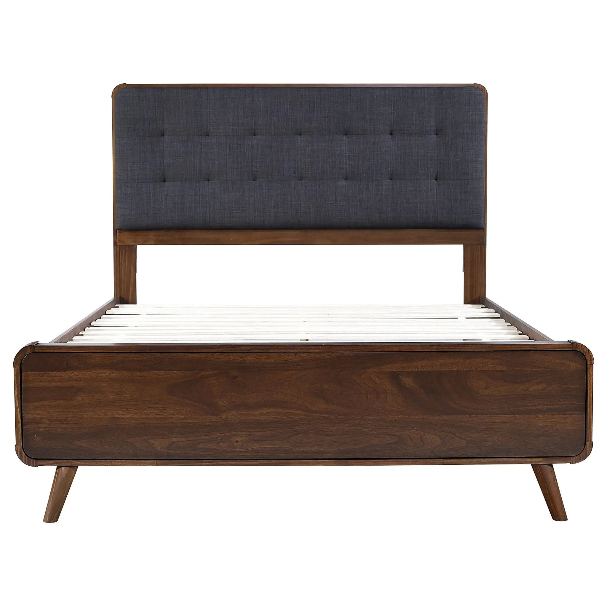 Robyn Wood Full Platform Bed Dark Walnut by Unique Piece Furniture