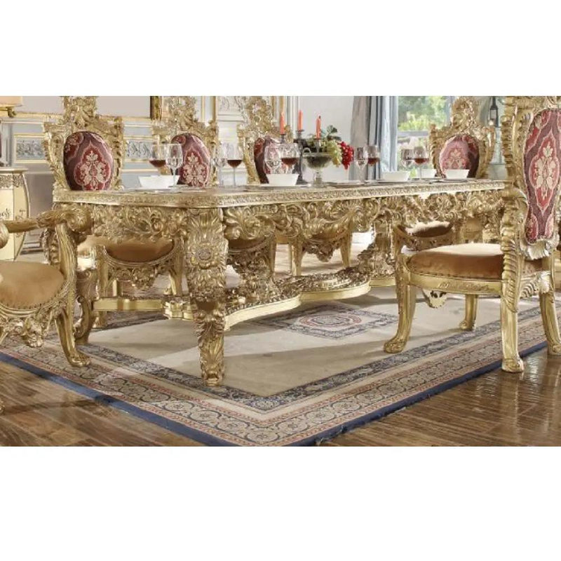 Bernadette - Dining Table - Gold by Unique Piece Furniture