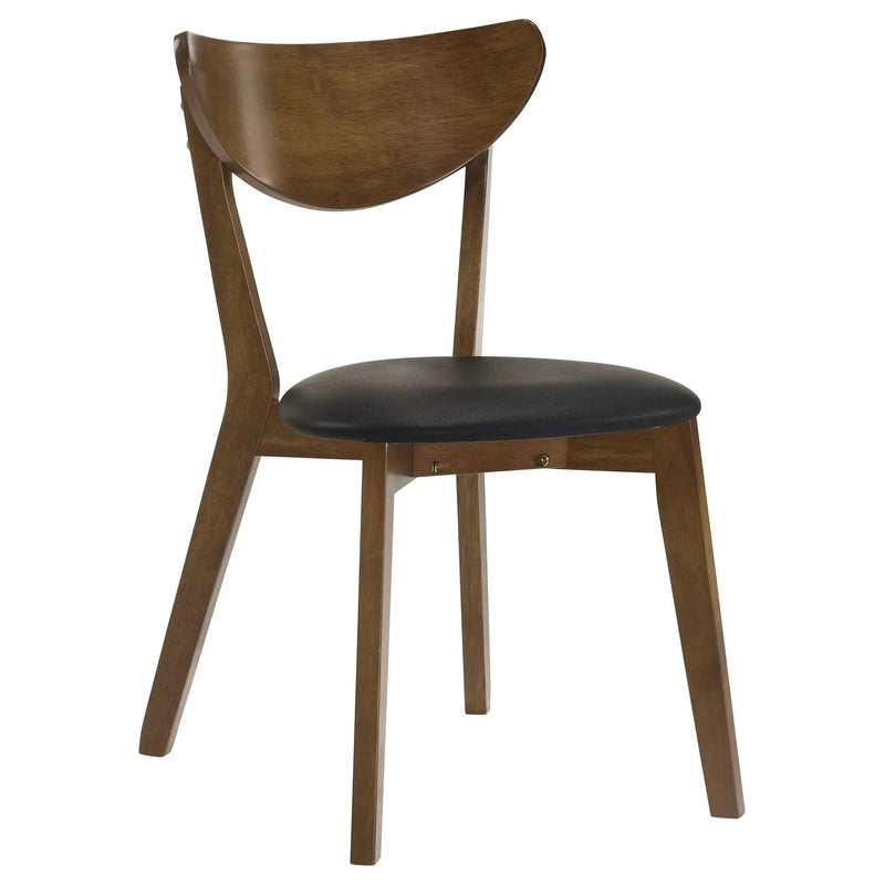 Jedda 5-piece Oval Dining Table Set Dark Walnut by Unique Piece Furniture