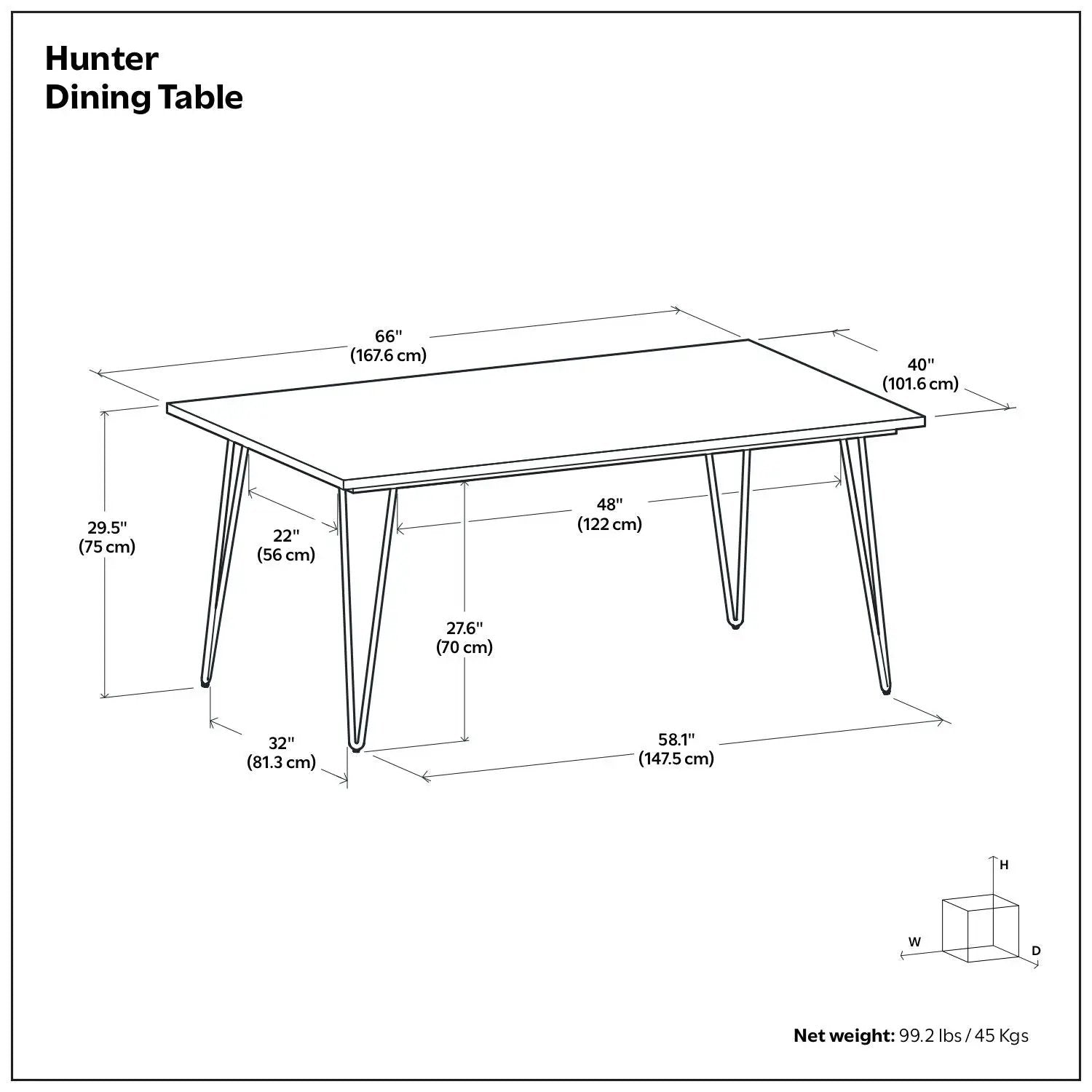 Hunter - Square Tabletop Dining Table by Unique Piece Furniture