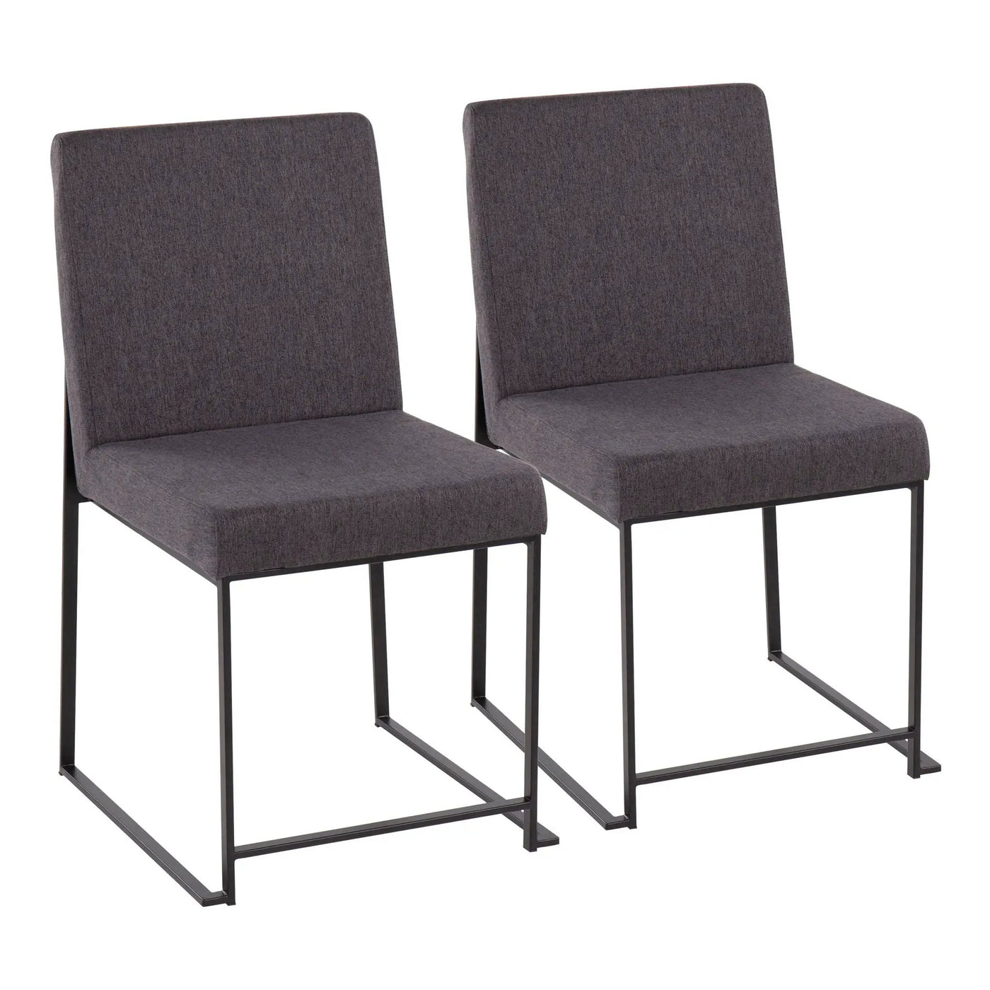 Fuji - Contemporary Modern Elegance With High Back Dining Chair (Set of 2) by HouseOfZazla