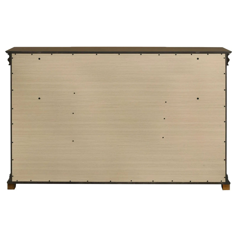 Garland 9-drawer Bedroom Dresser Cabinet Brown Cherry by Unique Piece Furniture