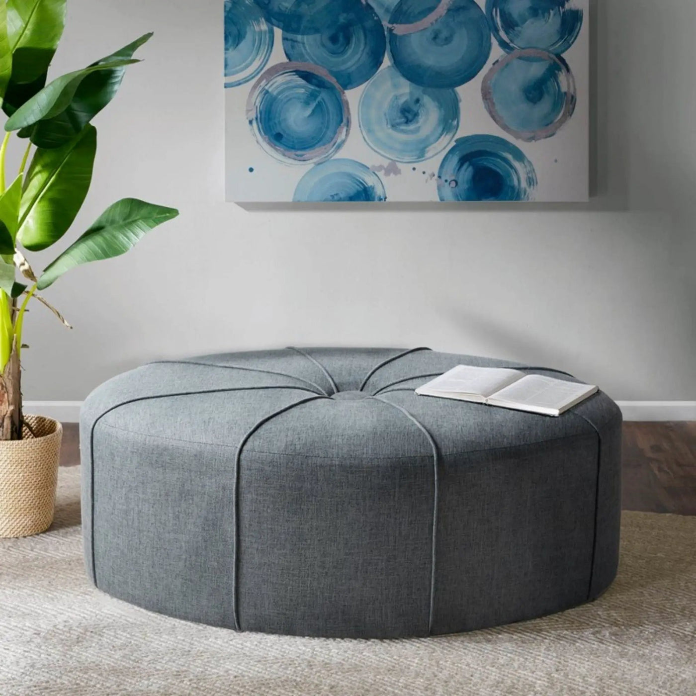 Modern Style Large Cocktail Ottoman by Unique Piece Furniture