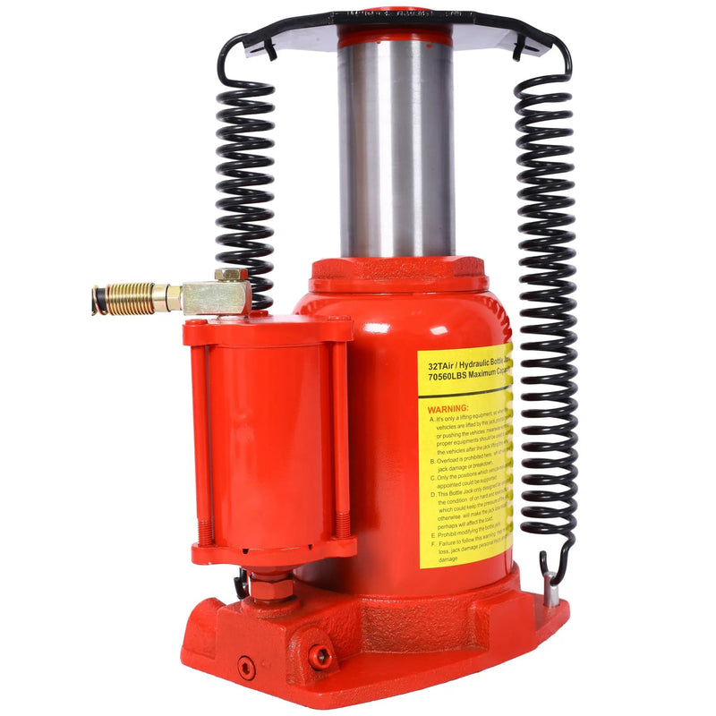 Air Hydraulic Bottle Jack, 32 Ton Capacity by HouseOfZazla
