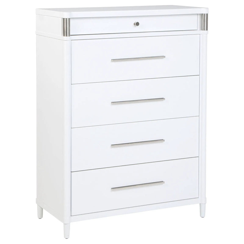 Gracemont 5-drawer Bedroom Chest of Drawers White by Unique Piece Furniture