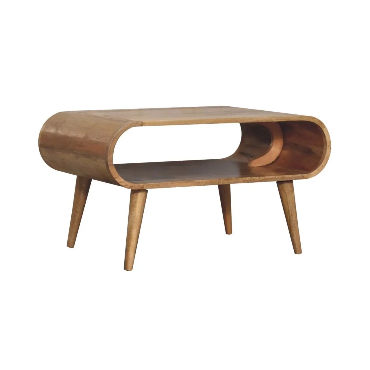 Solid Wood Open Coffee Table by Unique Piece Furniture