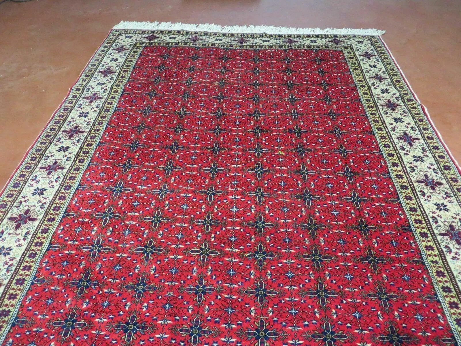 6' X 10' Vintage Handmade Turkish Sevas Kayseri Wool Rug Carpet Nice by Jewel Rugs