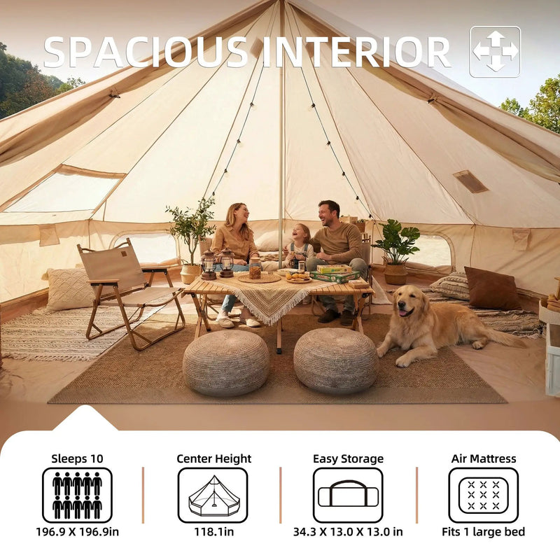 4 Season Bell Tent 16.4FT by HouseOfZazla
