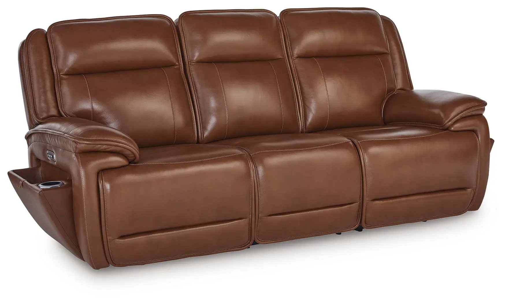 Healy Pier - Power Reclining Sofa / Adj Headrest - Chocolate by Unique Piece Furniture