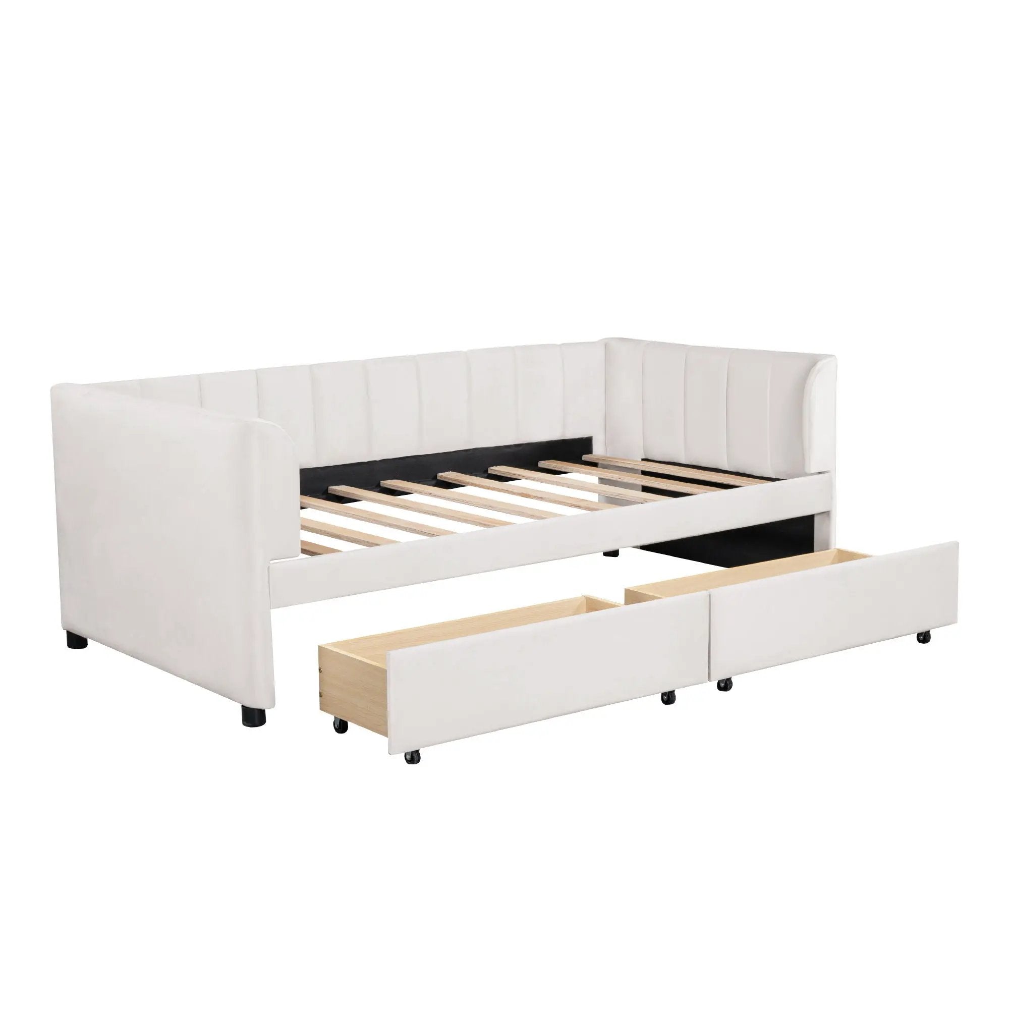Upholstered Daybed With Ergonomic Design Backrest by Unique Piece Furniture