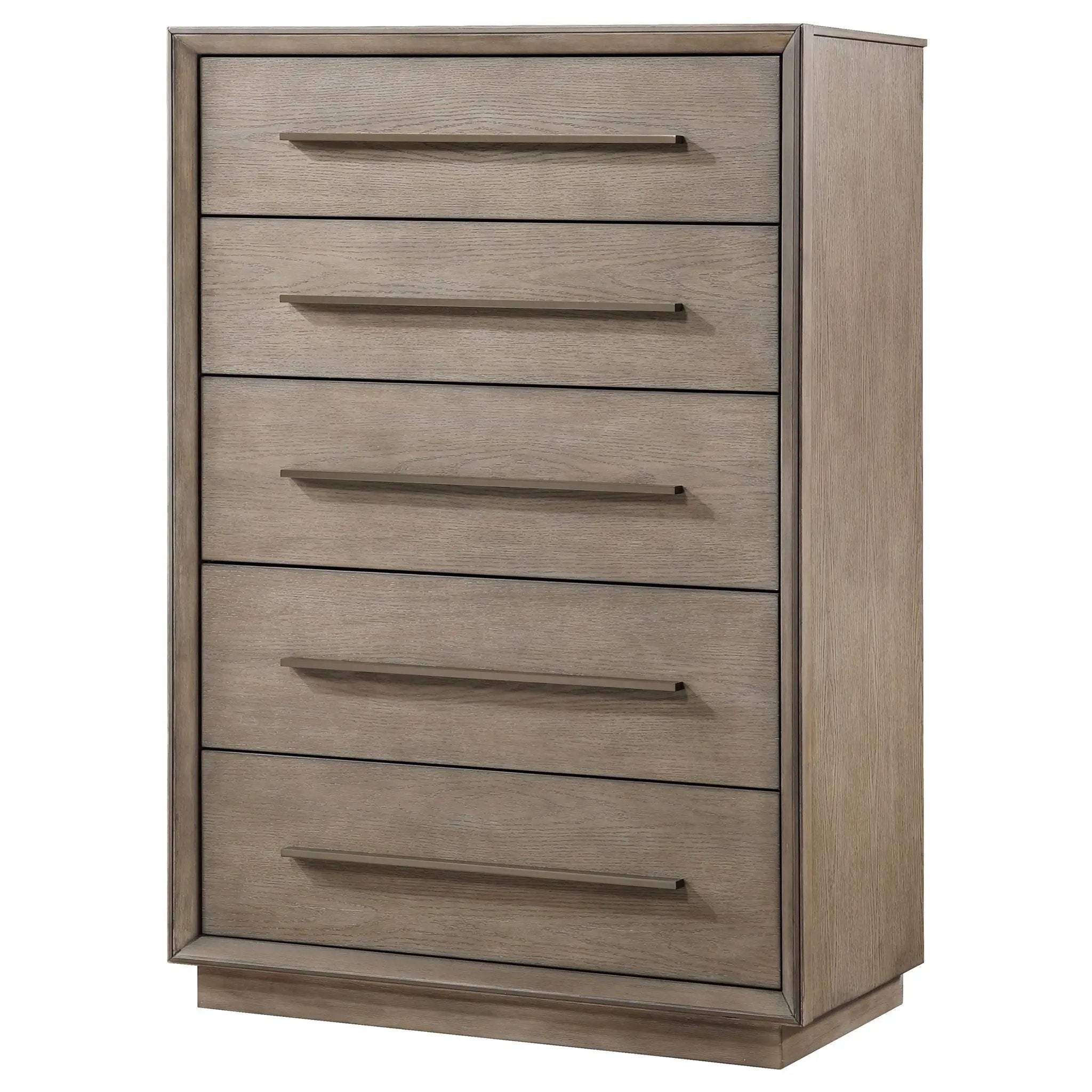 Durango 5-drawer Bedroom Chest Taupe Oak by Unique Piece Furniture