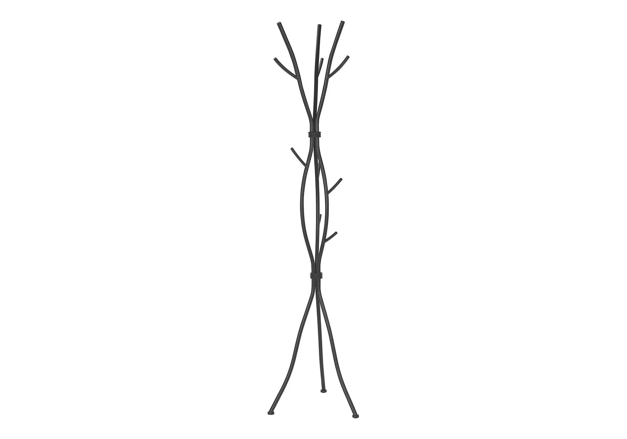 Coat Rack, Hall Tree, Free Standing, 11 Hooks, Entryway, Contemporary & Modern by Unique Piece Furniture