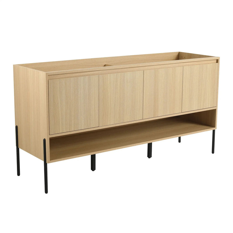Freestanding Bathroom Vanity & Soft Close Cabinet Doors by Unique Piece Furniture