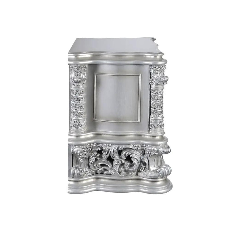 Valkyrie - Nightstand - Antique Platinum by Unique Piece Furniture